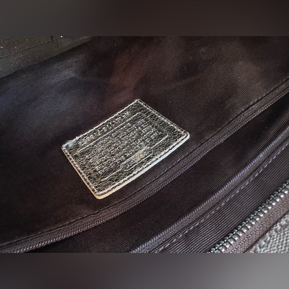 Vintage coach over the shoulder bag tan with gold stars - Picture 7 of 8